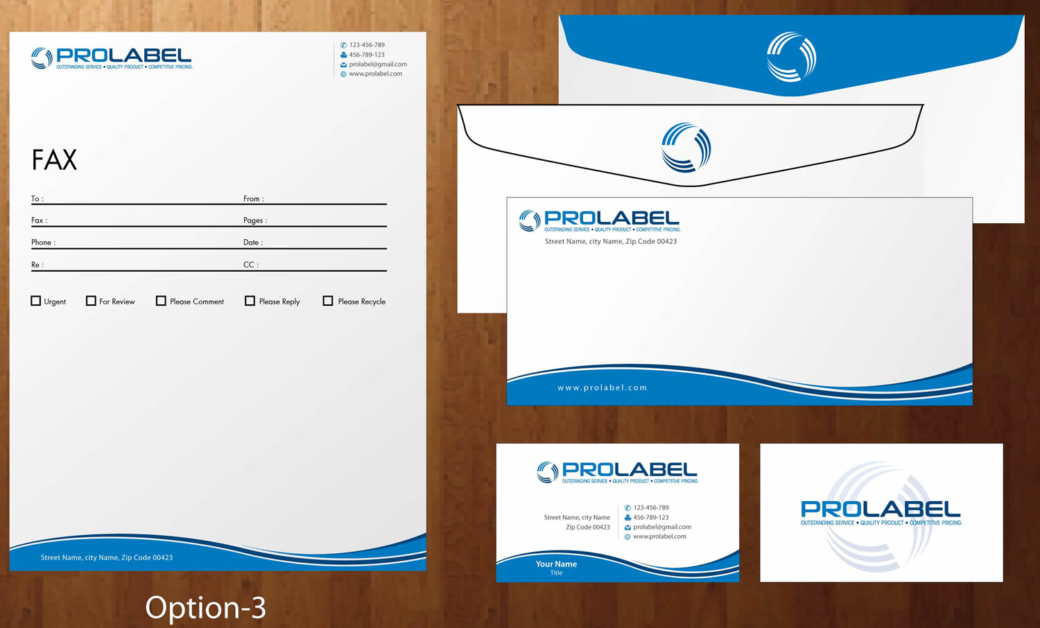 Schreibwaren-Design von Sbss für ProLabel, Inc. | Design #3033348
