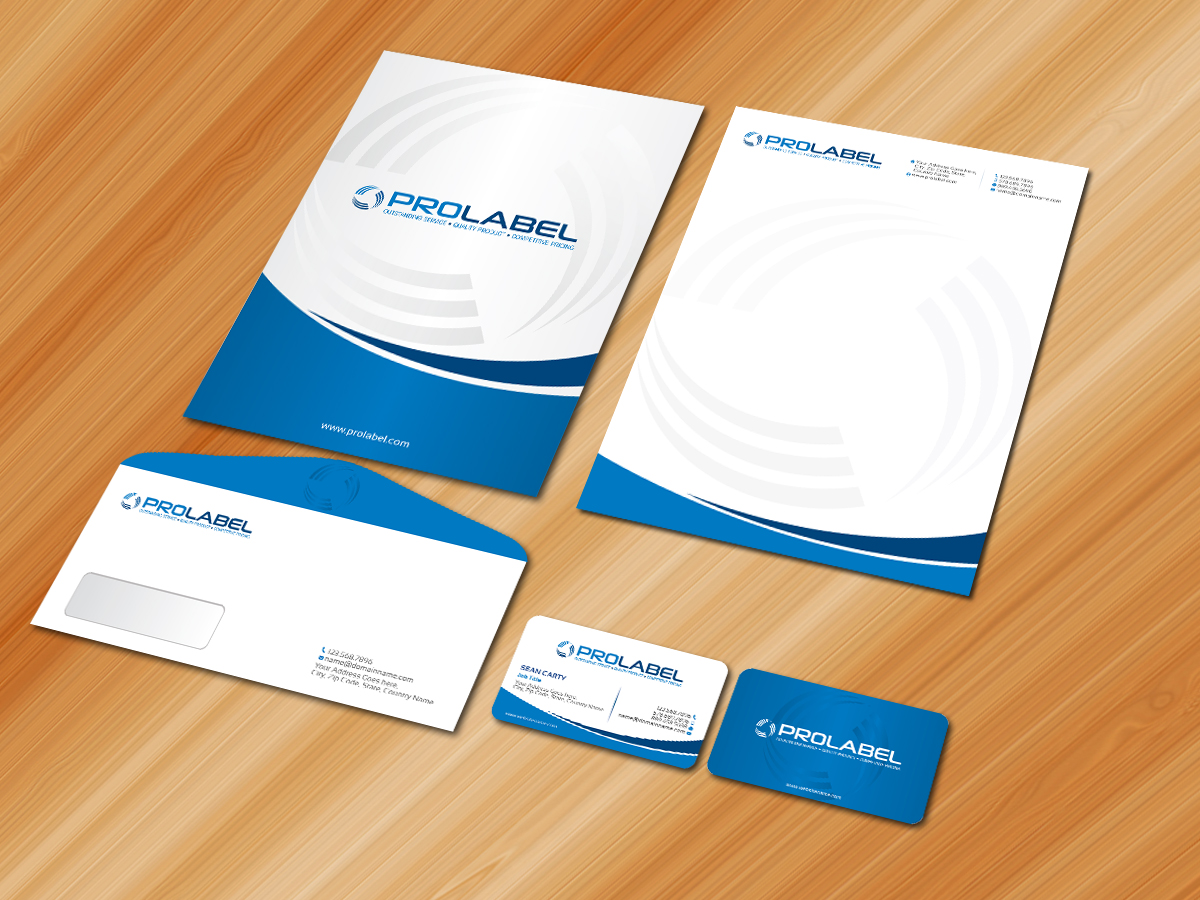 Schreibwaren-Design von Sarmishtha Chattopadhyay_loginchange für ProLabel, Inc. | Design #2858941