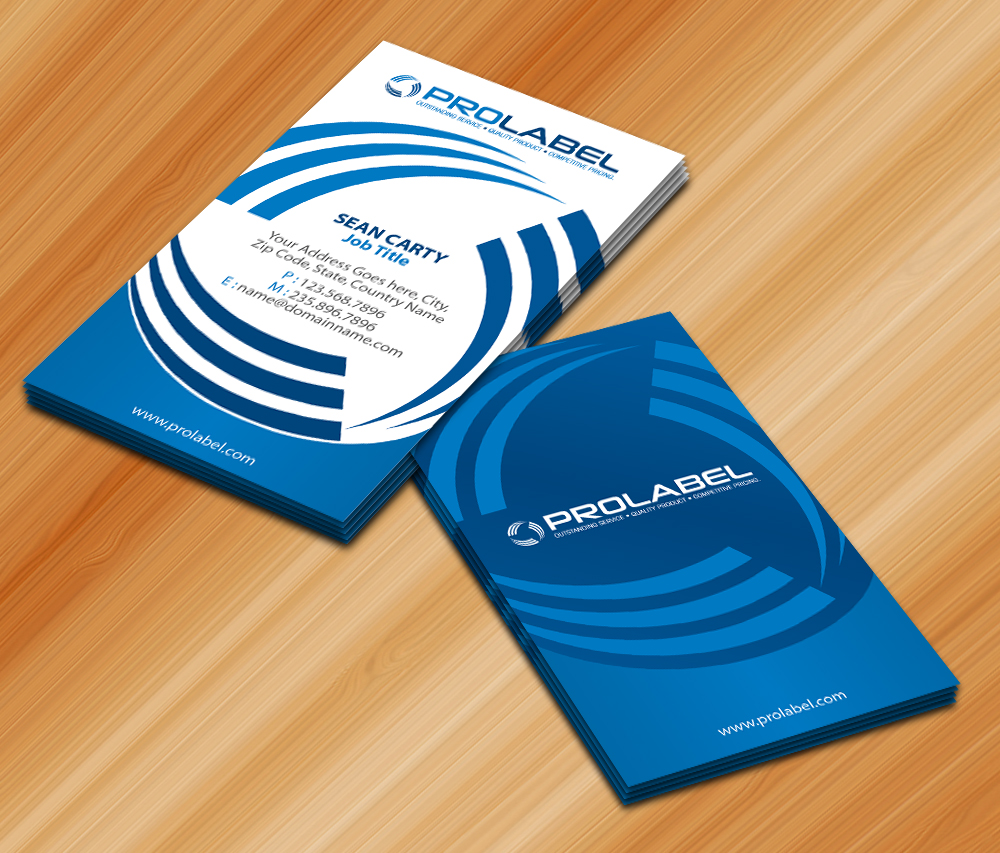 Stationery Design by Sarmishtha Chattopadhyay_loginchange for ProLabel, Inc. | Design #2898730