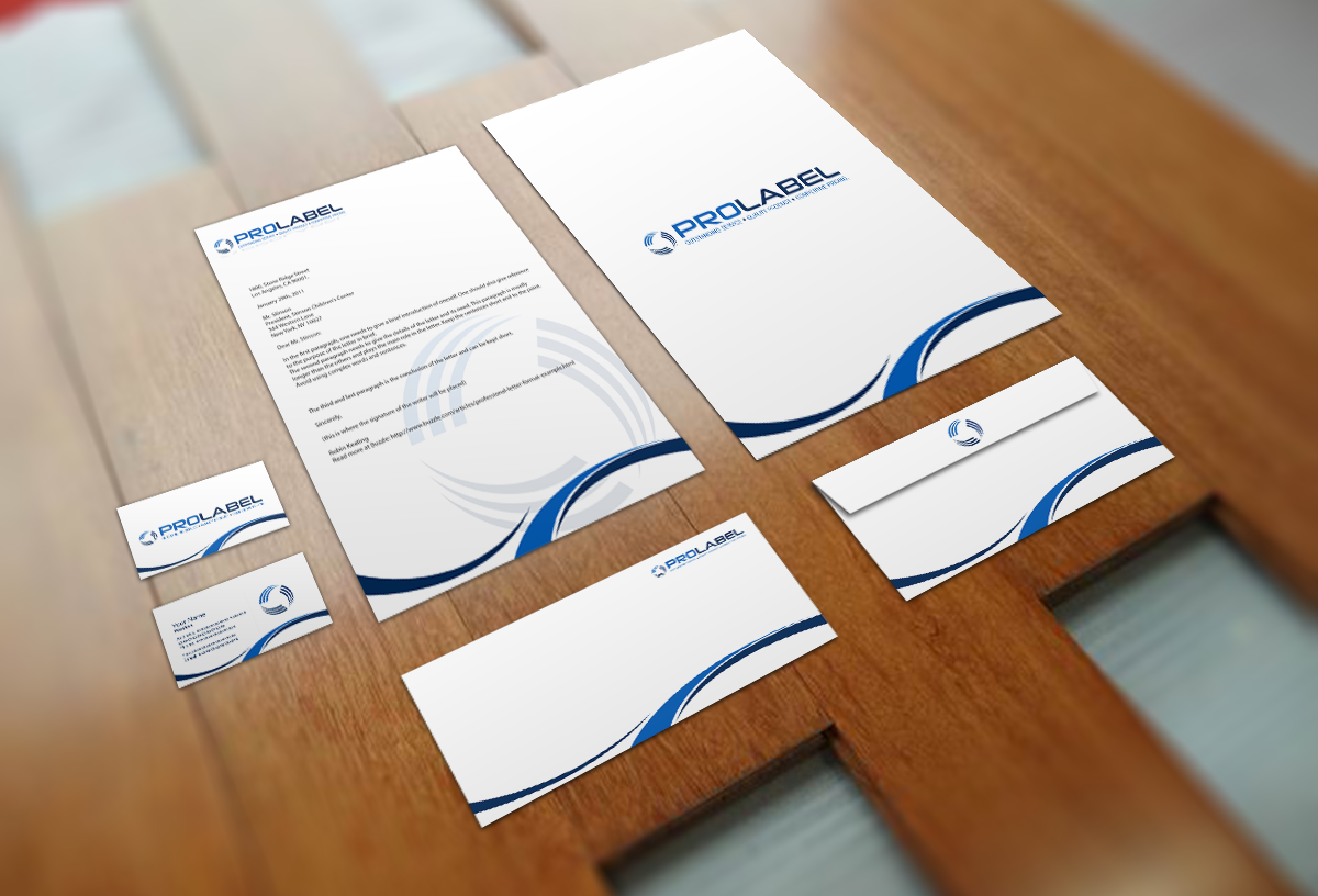 Stationery Design by nafizrahat for ProLabel, Inc. | Design #2859504