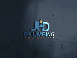 JHD Plumbing and Heating  | Logo Design by Banglalink 2