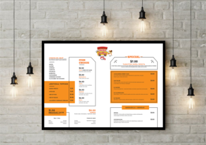 Menu Design by YNS PRODUCTION for Tacos Doña Rosita | Design: #19118165