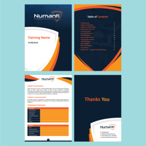 Cybersecurity Start-Up - Numanti | Diseño de Plantilla de Word por Maxo-Biz