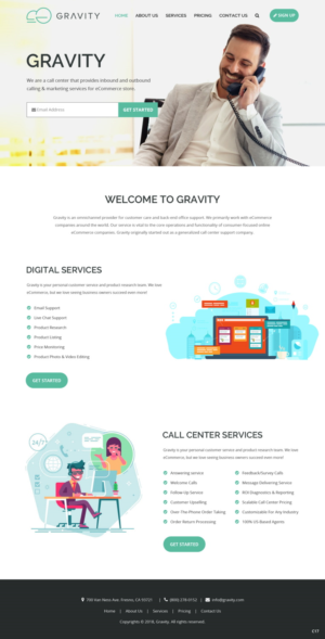Web Design by pb for Gravity BPX | Design: #19121464