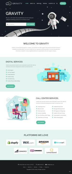 Web Design by pb for Gravity BPX | Design: #19149312