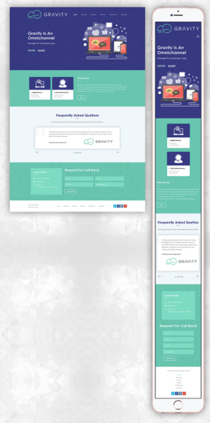 Web Design by PiXthemes for Gravity BPX | Design #19139814