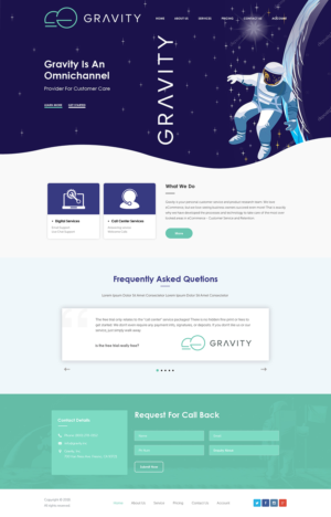Web Design by PiXthemes for Gravity BPX | Design: #19150756