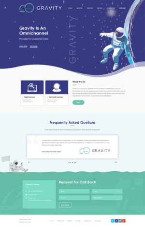 Web Design by PiXthemes for Gravity BPX | Design: #19150774