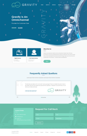 Web Design by PiXthemes for Gravity BPX | Design: #19150809