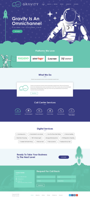 Diseño Web por PiXthemes para Gravity BPX | Diseño: #19170836