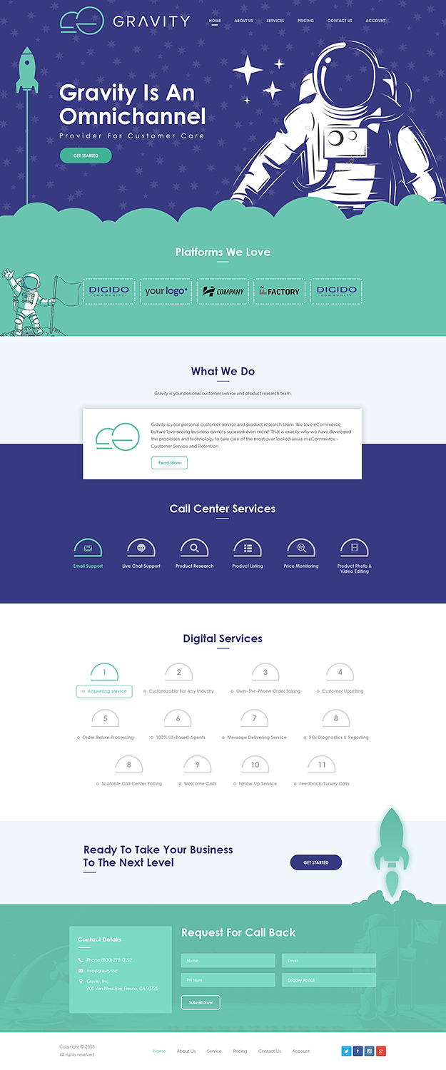 Diseño Web por PiXthemes para Gravity BPX | Diseño #19170837