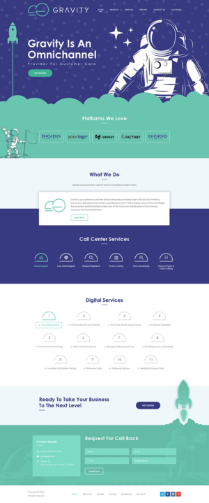 Diseño Web por PiXthemes para Gravity BPX | Diseño: #19170837