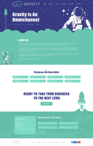 Diseño Web por PiXthemes para Gravity BPX | Diseño: #19221863