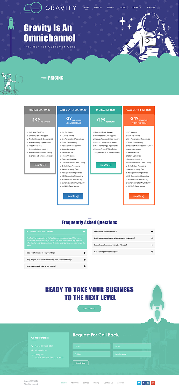 Web Design by PiXthemes for Gravity BPX | Design #19510101