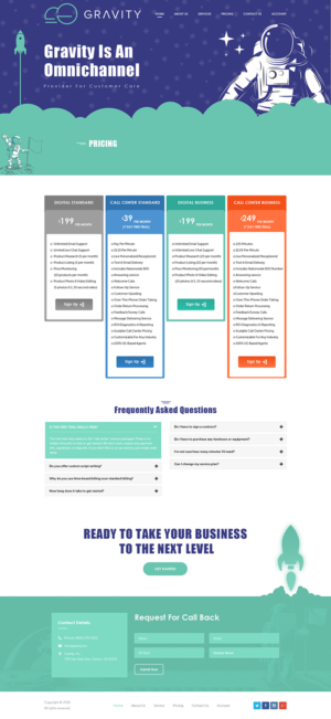 Diseño Web por PiXthemes para Gravity BPX | Diseño: #19510101
