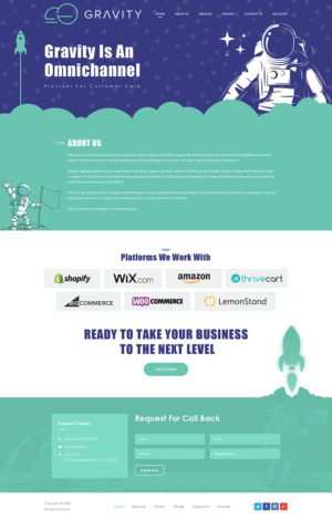 Diseño Web por PiXthemes para Gravity BPX | Diseño: #19533831