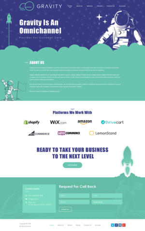 Diseño Web por PiXthemes para Gravity BPX | Diseño: #19533832