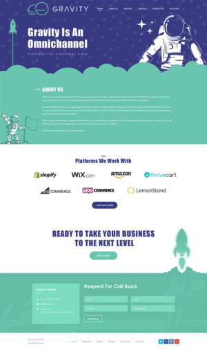 Diseño Web por PiXthemes para Gravity BPX | Diseño: #19540067