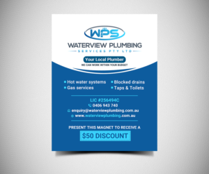 Diseño de Tarjeta de Presentación por Designers Hub para waterview plumbing | Diseño: #19112620