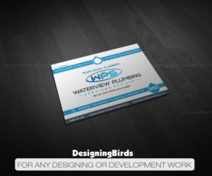 Diseño de Tarjeta de Presentación por Designing Birds para waterview plumbing | Diseño: #19125959