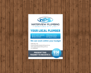 Diseño de Tarjeta de Presentación por chandrayaan.creative para waterview plumbing | Diseño: #19116004