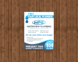 Design de Carte de Visite par chandrayaan.creative pour waterview plumbing | Design : #19116944