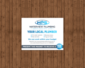Design de Carte de Visite par chandrayaan.creative pour waterview plumbing | Design : #19116945