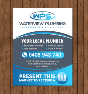 Design de Carte de Visite par chandrayaan.creative pour waterview plumbing | Design : #19118304