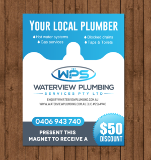 Design de Carte de Visite par chandrayaan.creative pour waterview plumbing | Design : #19119858