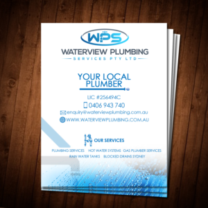 Design de Carte de Visite par design88 pour waterview plumbing | Design : #19113313