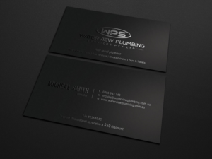 Design de Carte de Visite par Tripti Ranjan Gain pour waterview plumbing | Design : #19110935