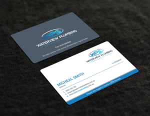Design de Carte de Visite par Tripti Ranjan Gain pour waterview plumbing | Design : #19110939