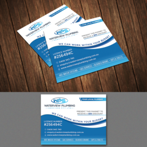 Business Card Design by codopoliz.solutions for waterview plumbing | Design #19117430