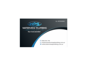 Design de Carte de Visite par Passion Pro pour waterview plumbing | Design : #19108809