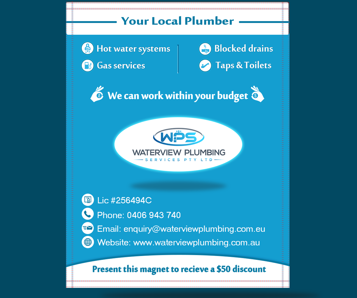 Business Card Design by Arif Pro for waterview plumbing | Design #19117735
