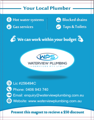 Business Card Design by Arif Pro for waterview plumbing | Design: #19117761