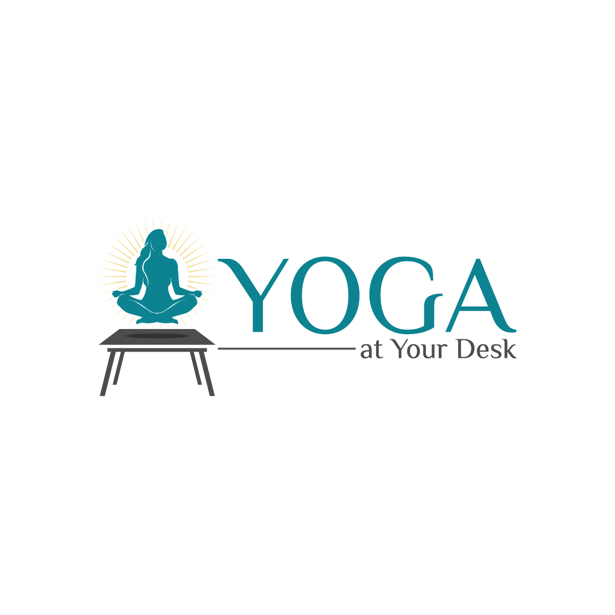 Logo Design by creative.bugs for Yoga at Your Desk | Design #19118398
