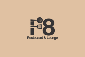 F8 resturent and lounge  | Logo Design by Farqaleit™