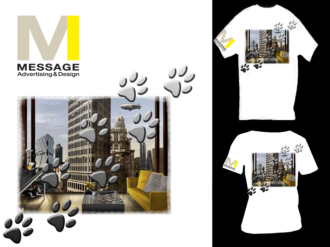 T-shirt Design by Gerhard for Message Inc. | Design #668516