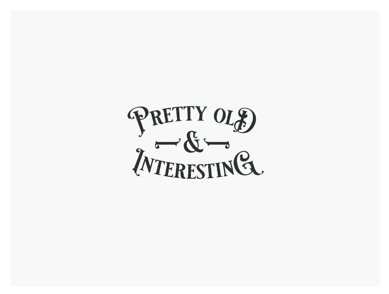 Logo Design by wonderland for Pretty Old And Interesting | Design #19453869