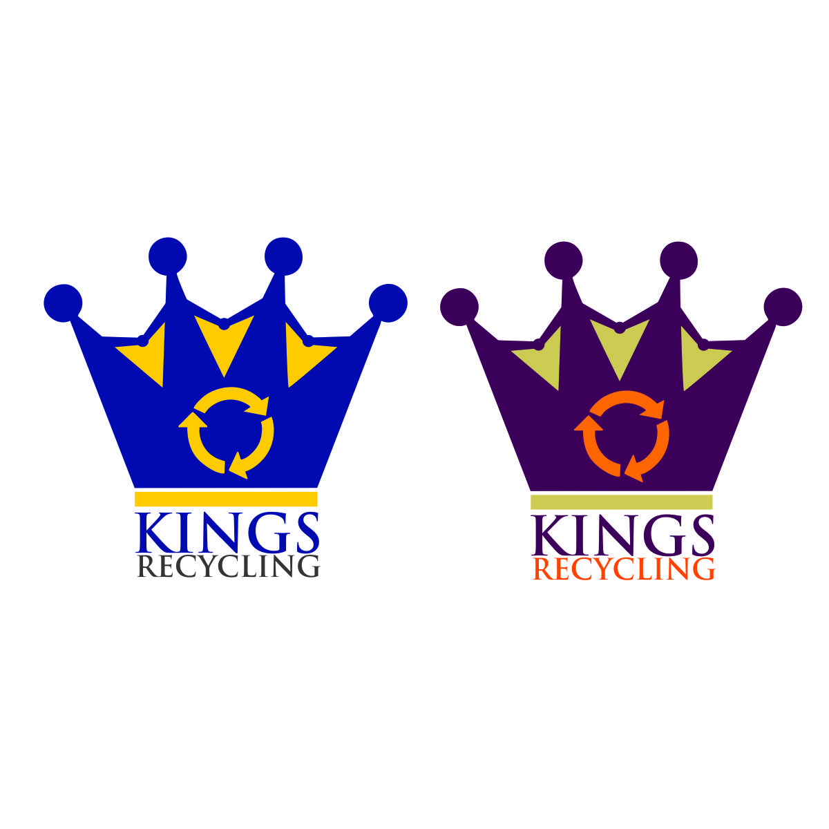 Logo Design by Kreative Krow for Kings recycling  | Design #19125437