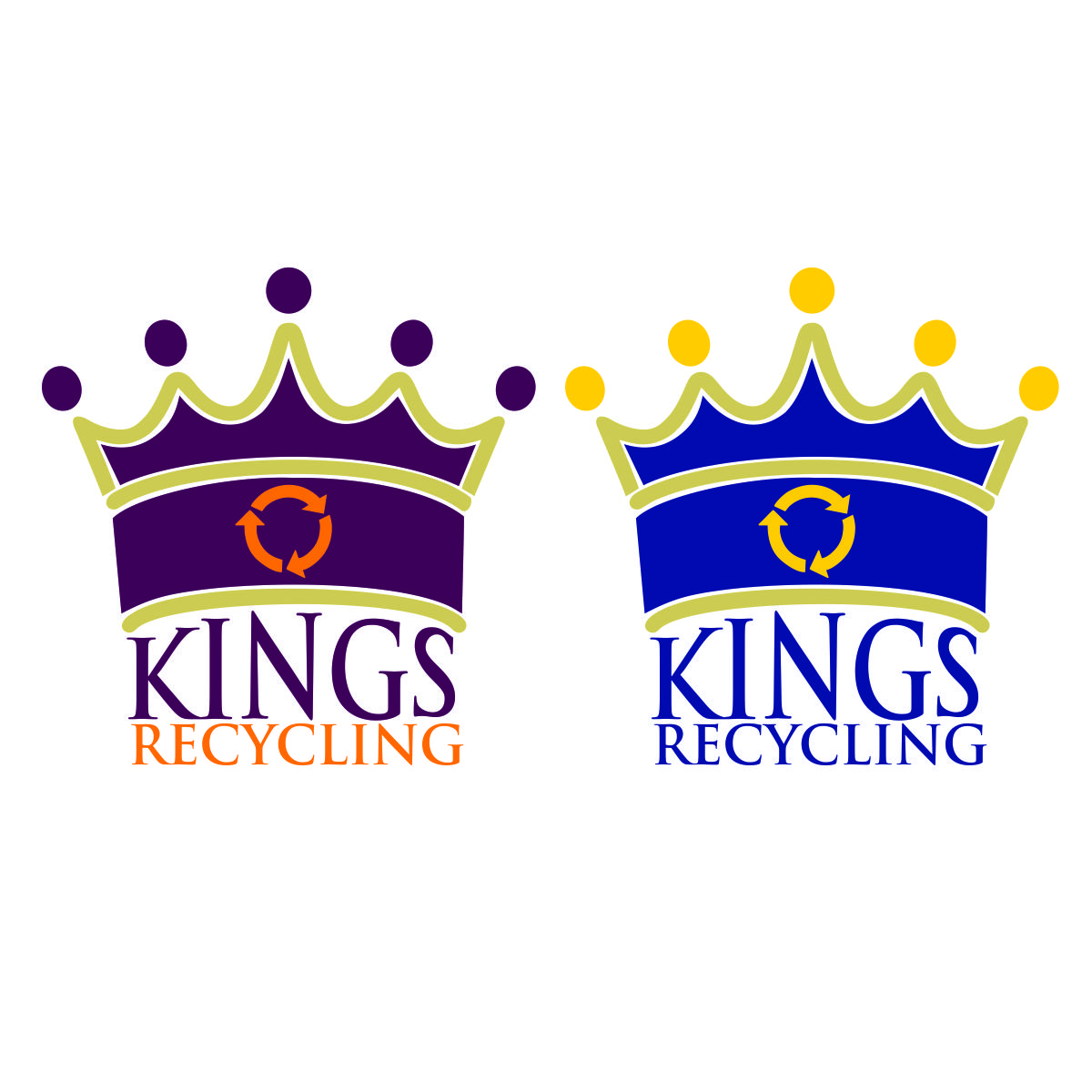 Logo Design by Kreative Krow for Kings recycling  | Design #19125438