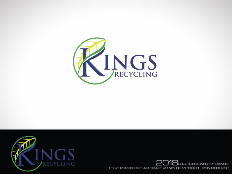 Logo-Design von dan99 für Kings recycling  | Design #19114864