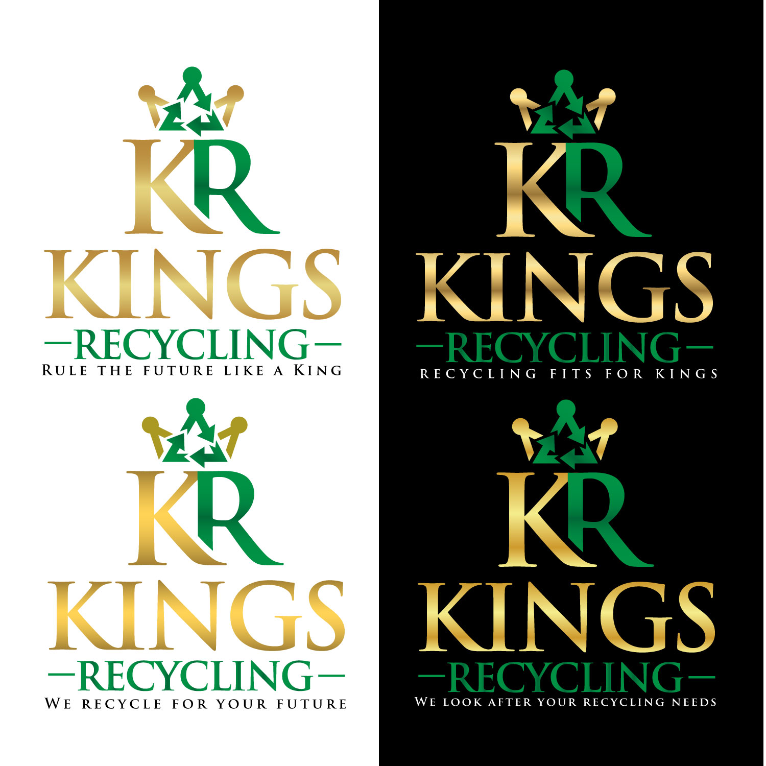 Logo Design by sherman for Kings recycling  | Design #19229788