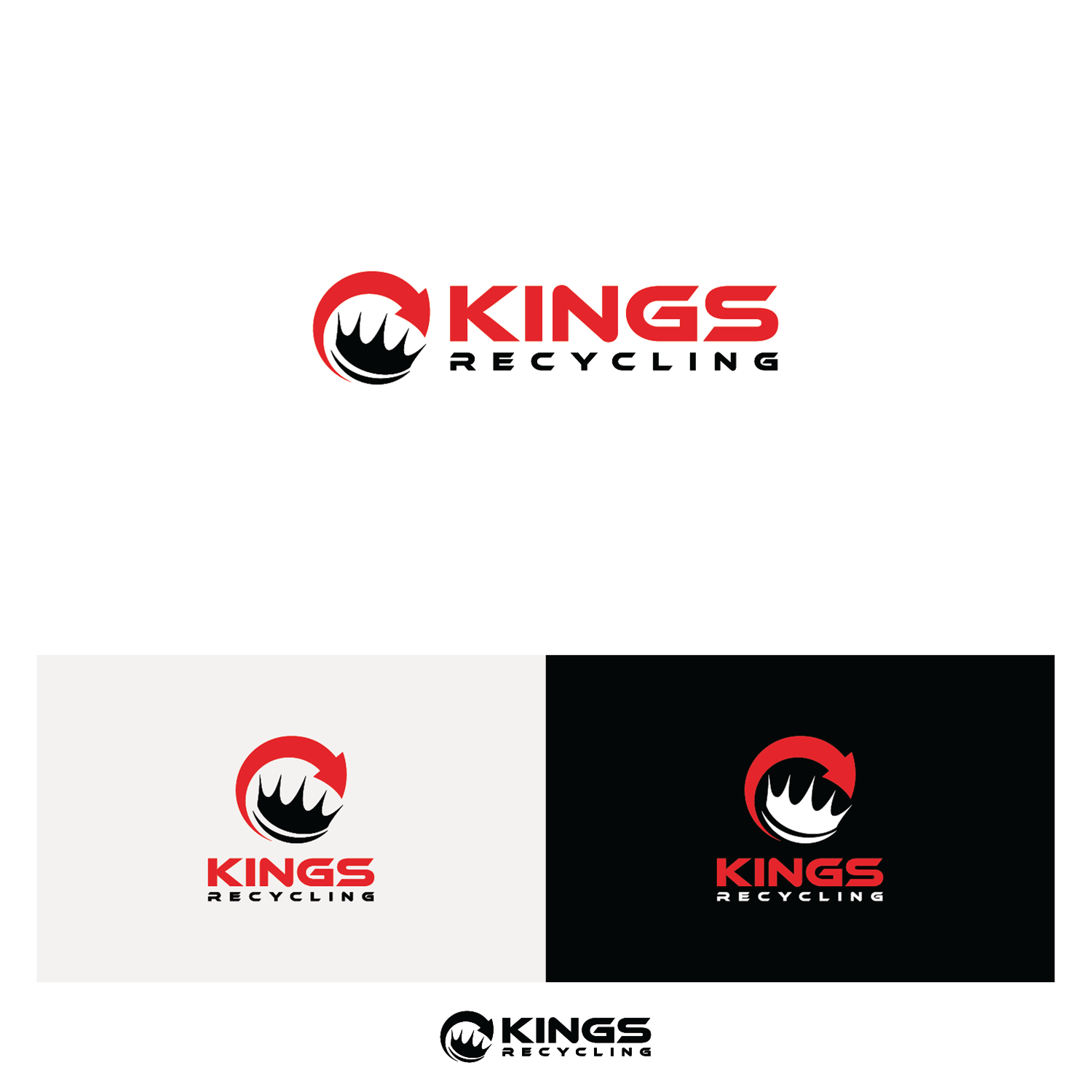 Logo Design by dan-D-dan for Kings recycling  | Design #19135720