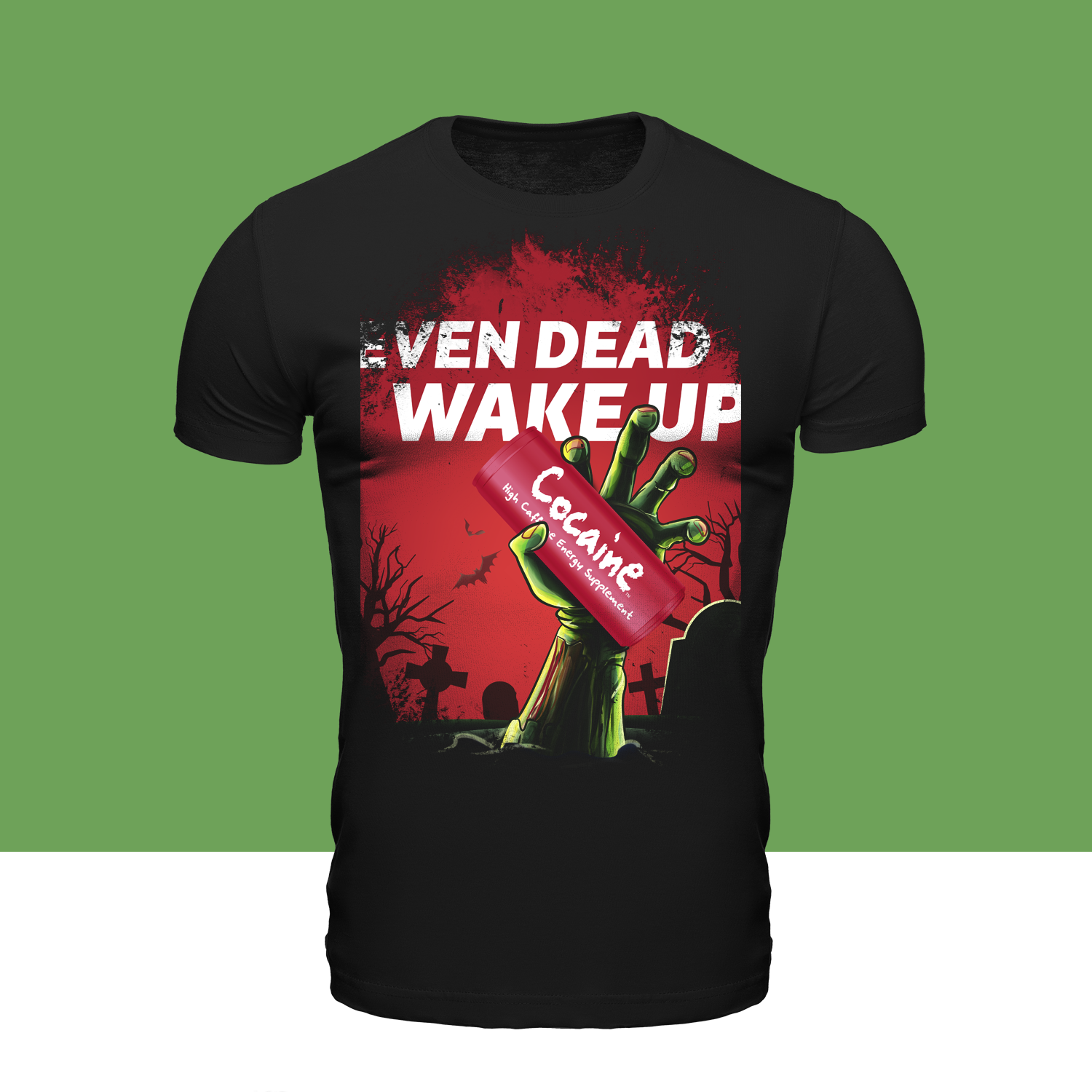 T-shirt Design by CleoKelin for Cocaine Energy Shots | Design #19182505