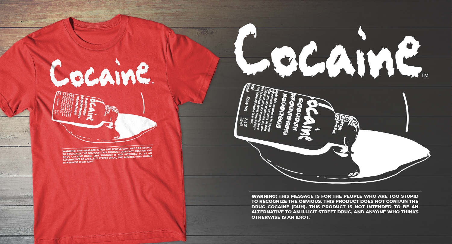 T-shirt Design by db1404 for Cocaine Energy Shots | Design #19193500