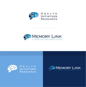 1) HIR Health Initiatives Research (acronym not imperative) 2) Memory Link and below it would read: “A Cognitive Wellness Clinic” | Diseño de Logo por *mary