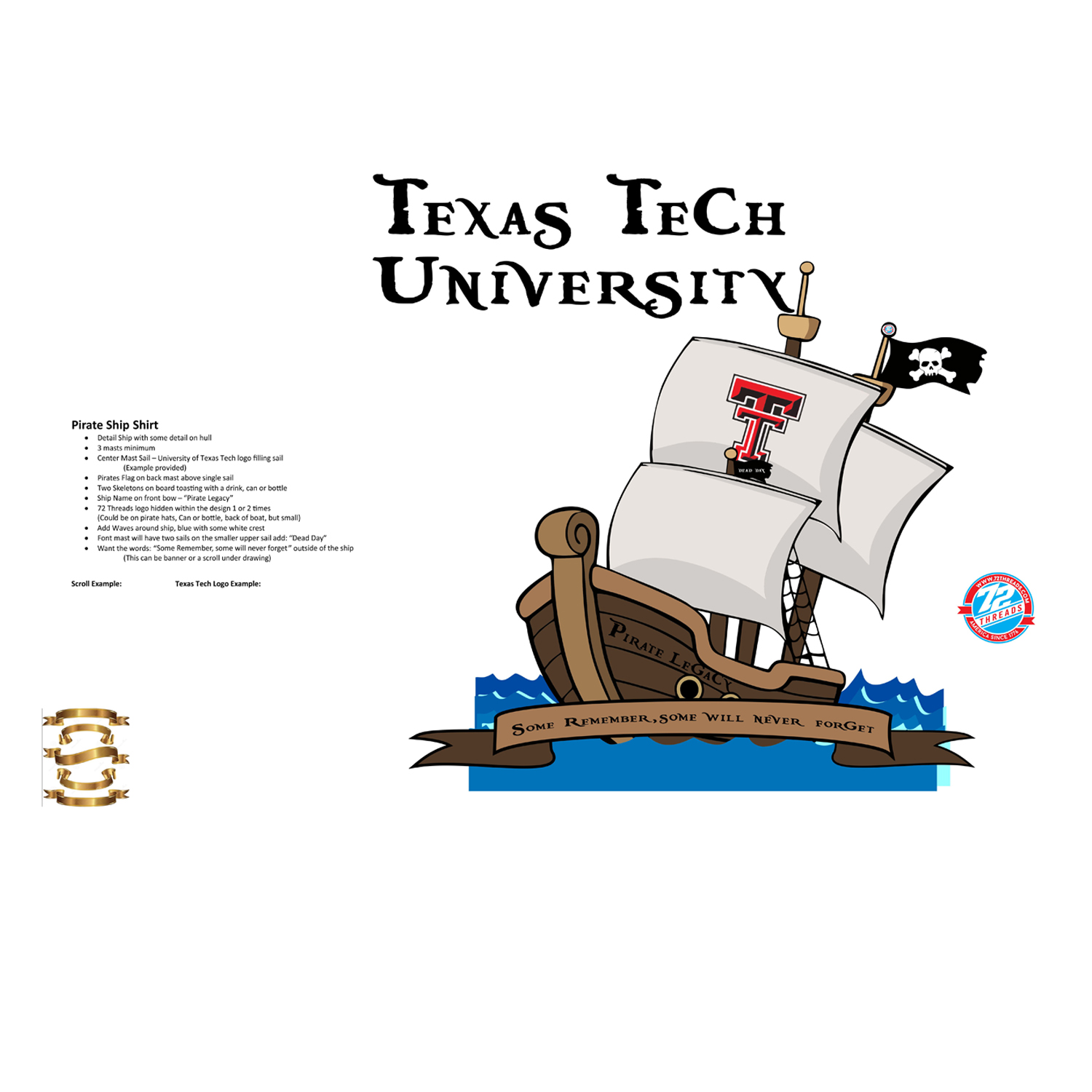 T-shirt Design by RhonStoppable for 72 Threads | Design #19128952