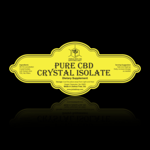 Joshua Tree CBD Apothecary needs label for CBD capsule bottles | Diseño de Etiqueta por M K G